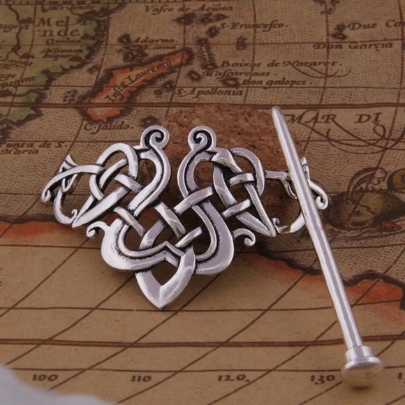 Celtic knot viking nordic hairpin clip accessories - Picture 4 of 7